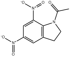 1-(5,7-DINITRO-2,3-DIHYDRO-1H-INDOL-1-YL)ETHAN-1-ONE Struktur