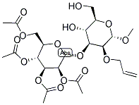 METHYL 2-O-ALLYL-3-O-(2,3,4,6-TETRA-O-ACETYL-A-D-MANNOPYRANOSYL)-A-D-MANNOPYRANOSIDE Struktur