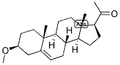 PREGNENOLONE METHYL ETHER Struktur