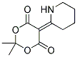 2,2-DIMETHYL-5-(2-HEXAHYDROPYRIDYLIDENE)-1,3-DIOXAN-4,6-DIONE Struktur