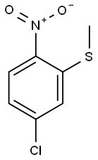 4-CHLORO-2-(METHYLTHIO)-1-NITROBENZENE Struktur