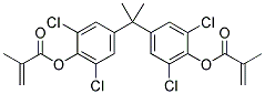 2,2',6,6'-TETRACHLORO BISPHENOL ''A'' DIMETHACRYLATE Struktur