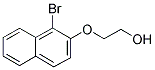 2-(1-BROMO-2-NAPHTHYLOXY) ETHANOL Struktur