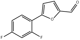 5-(2,4-DIFLUORO-PHENYL)-FURAN-2-CARBALDEHYDE Struktur