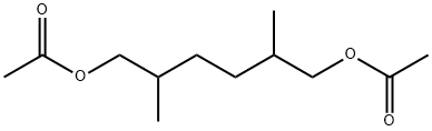 2,5-DIMETHYL-1,6-HEXANEDIOL DIACETATE Struktur