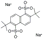 2,6-DI-TERT-BUTYLNAPHTHALENE DISULFONIC ACID SODIUM SALT Struktur