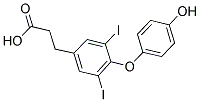 3,5-DIIODOTHYROPROPIONIC ACID Struktur