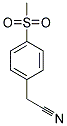 4-(METHYLSULFONYL) PHENYLACETONITRILE Struktur