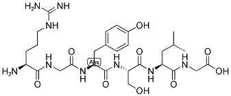ARG-GLY-TYR-SER-LEU-GLY Struktur