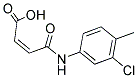 3-(3-CHLORO-4-METHYL-PHENYLCARBAMOYL)-ACRYLIC ACID Struktur