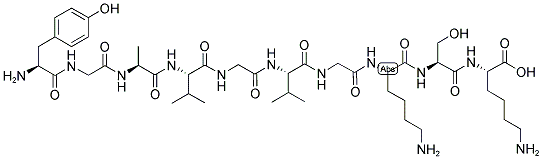 TYR-GLY-ALA-VAL-GLY-VAL-GLY-LYS-SER-LYS Struktur