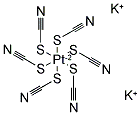 PLATINUM POTASSIUM THIOCYANATE Struktur