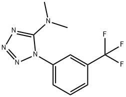 N,N-DIMETHYL-1-[3-(TRIFLUOROMETHYL)PHENYL]-1H-1,2,3,4-TETRAAZOL-5-AMINE Struktur