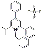 1-BENZYL-2-ISOPROPYL-4,6-DIPHENYLPYRIDINIUM TETRAFLUOROBORATE Struktur