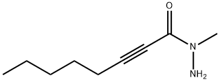 N1-METHYLOCT-2-YNOHYDRAZIDE Struktur