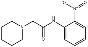 N-(2-NITROPHENYL)-2-PIPERIDINOACETAMIDE Struktur