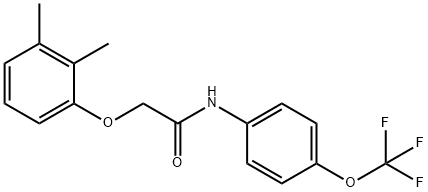 2-(2,3-DIMETHYLPHENOXY)-N-(4-(TRIFLUOROMETHOXY)PHENYL)ETHANAMIDE Struktur