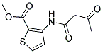 METHYL 3-(ACETOACETYLAMINO)-2-THIOPHENECARBOXYLATE Struktur