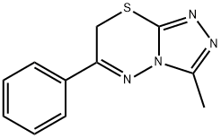 3-METHYL-6-PHENYL-7H-[1,2,4]TRIAZOLO[3,4-B][1,3,4]THIADIAZINE Struktur