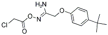 O1-(2-CHLOROACETYL)-2-[4-(TERT-BUTYL)PHENOXY]ETHANEHYDROXIMAMIDE Struktur