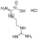 L-ARGININE HCL (1,2-13C2) Struktur