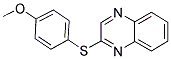 2-[(4-METHOXYPHENYL)SULFANYL]QUINOXALINE Struktur