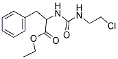 ETHYL 2-(([(2-CHLOROETHYL)AMINO]CARBONYL)AMINO)-3-PHENYLPROPANOATE Struktur