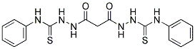 N-(((PHENYLAMINO)THIOXOMETHYL)AMINO)-N'-(((PHENYLAMINO)THIOXOMETHYL)AMINO)PROPANE-1,3-DIAMIDE Struktur