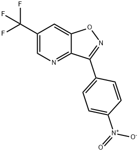 3-(4-NITROPHENYL)-6-(TRIFLUOROMETHYL)ISOXAZOLO[4,5-B]PYRIDINE Struktur