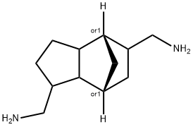 OCTAHYDRO-4,7-METHANOINDENE-1(2),5(6)-DIMETHANAMINE Struktur