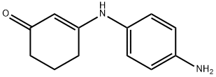 3-((4-AMINOPHENYL)AMINO)CYCLOHEX-2-EN-1-ONE Struktur