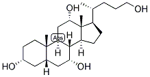 5-BETA-CHOLAN-3-ALPHA, 7-ALPHA, 12-ALPHA, 24-TETROL Struktur