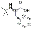 L-PHENYLALANINE-N-T-BOC (RING-13C6) Struktur