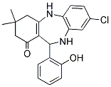 2,10-DIAZA-13-CHLORO-9-(2-HYDROXYPHENYL)-5,5-DIMETHYLTRICYCLO[9.4.0.0(3,8)]PENTADECA-1(11),3(8),12,14-TETRAEN-7-ONE Struktur