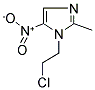 1-(2-CHLOROETHYL)-2-METHYL-5-NITRO-1H-IMIDAZOLE Struktur