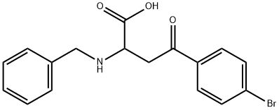 2-(BENZYLAMINO)-4-(4-BROMOPHENYL)-4-OXOBUTANOIC ACID