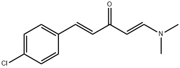 1-(4-CHLOROPHENYL)-5-(DIMETHYLAMINO)-1,4-PENTADIEN-3-ONE Struktur