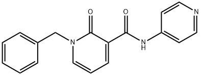 1-BENZYL-2-OXO-N-(4-PYRIDINYL)-1,2-DIHYDRO-3-PYRIDINECARBOXAMIDE Struktur