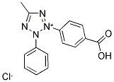 2-PHENYL-3-(4-CARBOXYPHENYL)-5-METHYLTETRAZOLIUM CHLORIDE Struktur