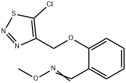 2-[(5-CHLORO-1,2,3-THIADIAZOL-4-YL)METHOXY]BENZENECARBALDEHYDE O-METHYLOXIME Struktur