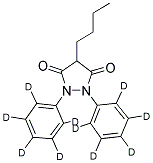 PHENYLBUTAZONE (DIPHENYL-D10) Struktur