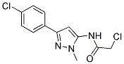 2-CHLORO-N-[3-(4-CHLOROPHENYL)-1-METHYL-1H-PYRAZOL-5-YL]ACETAMIDE Struktur