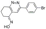 3-(4-BROMOPHENYL)-5-(HYDROXYIMINO)-6,7,8-TRIHYDROCINNOLINE Struktur