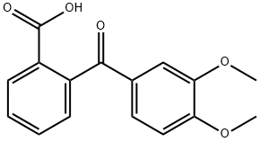 2-(3,4-DIMETHOXYBENZOYL)BENZOIC ACID Struktur