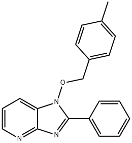 1-[(4-METHYLBENZYL)OXY]-2-PHENYL-1H-IMIDAZO[4,5-B]PYRIDINE Struktur