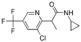 2-[3-CHLORO-5-(TRIFLUOROMETHYL)-2-PYRIDINYL]-N-CYCLOPROPYLPROPANAMIDE Struktur