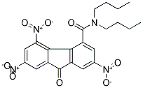 N4,N4-DIBUTYL-2,5,7-TRINITRO-9-OXO-9H-FLUORENE-4-CARBOXAMIDE Struktur