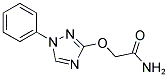 2-[(1-PHENYL-1H-1,2,4-TRIAZOL-3-YL)OXY]ACETAMIDE Struktur