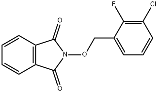 2-[(3-CHLORO-2-FLUOROBENZYL)OXY]-1H-ISOINDOLE-1,3(2H)-DIONE Struktur