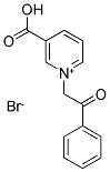 3-CARBOXY-1-(2-OXO-2-PHENYLETHYL)-PYRIDINIUM BROMIDE Struktur